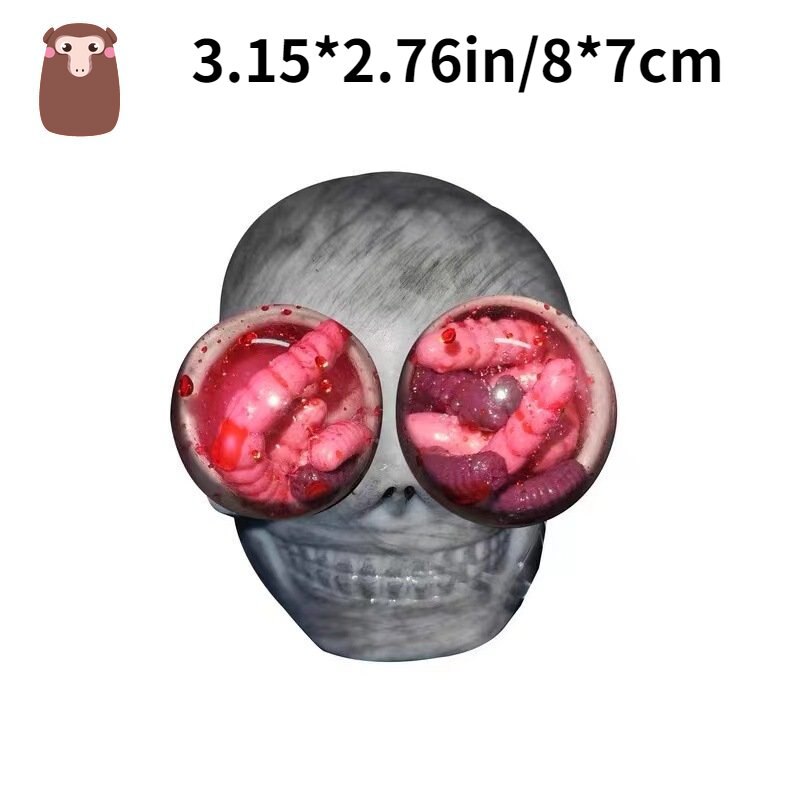 New Gothic-style squeeze skull toy